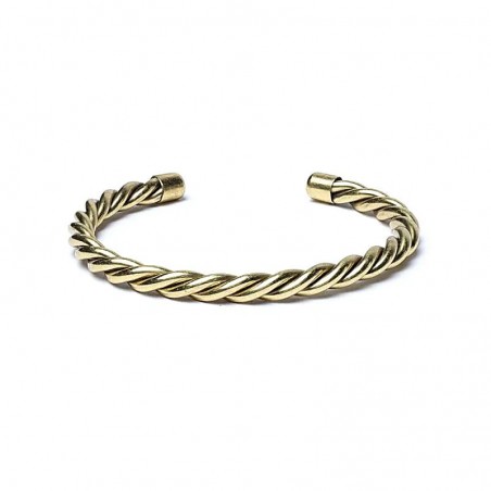 Twisted bracelet gold colour