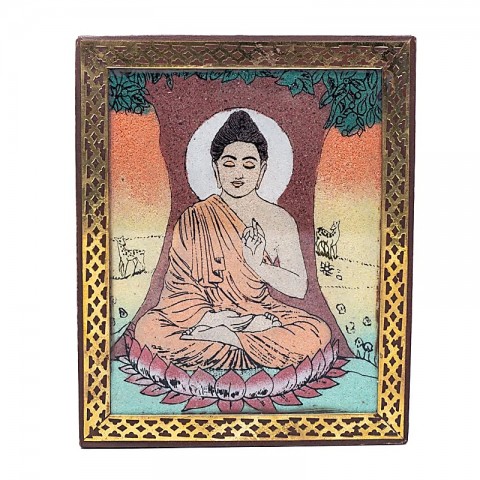 Tarot või ehtekarp Buddha koos bodhi puuga