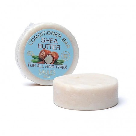 Natural Solid Hair Conditioner Shea Butter, Saules Fabrika, 60g