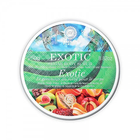 Exotic natural sugar body scrub, Saules Fabrika, 250g