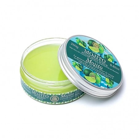 Natural sugar body scrub Mojito, Saules Fabrika, 250g