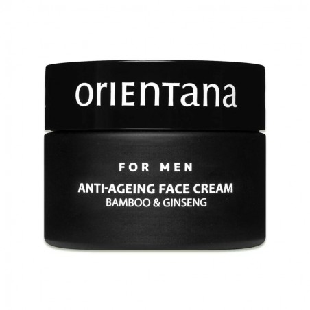 Anti-Aging Face Cream for Men with Bamboo and Ginseng, Orientana, 50g