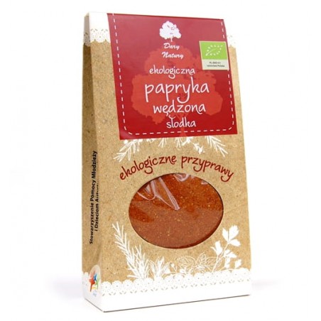 Sweet smoked paprika, ground, Dary Natury, 50g