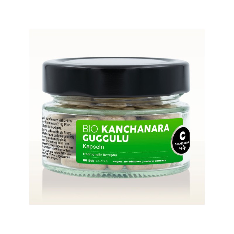 Kanchanara Guggulu, orgaaniline, Cosmoveda, 80 kapslit
