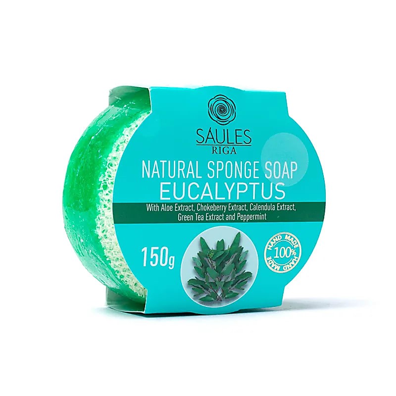 Looduslik käsnseep Eucalyptus, Saules Fabrika, 150g