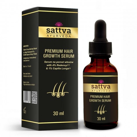 Стимулирующая сыворотка для роста волос, Sattva Ayurveda, 30 мл
