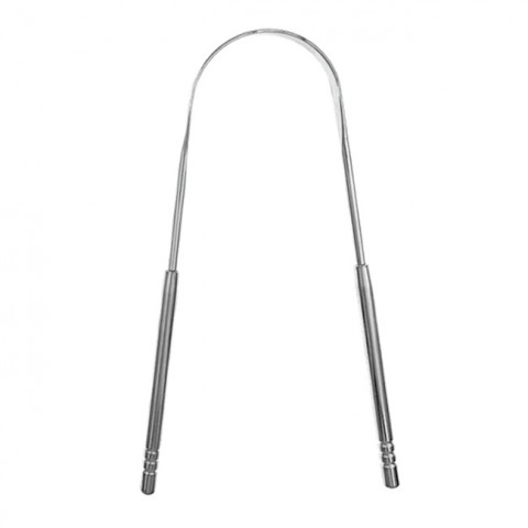 Stainless steel tongue scraper Apeiron