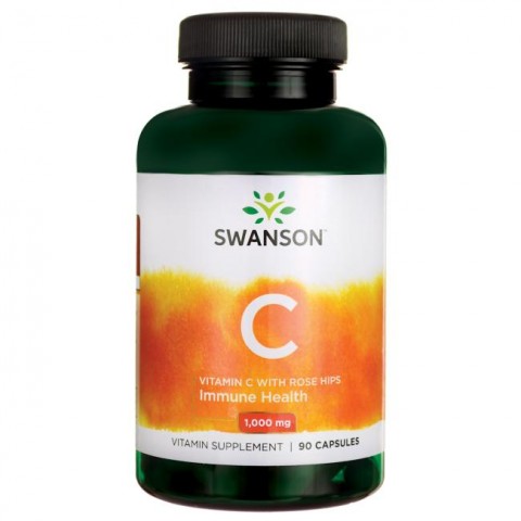 C-vitamiin puugiekstraktiga, Swanson, 1000mg, 90 kapslit