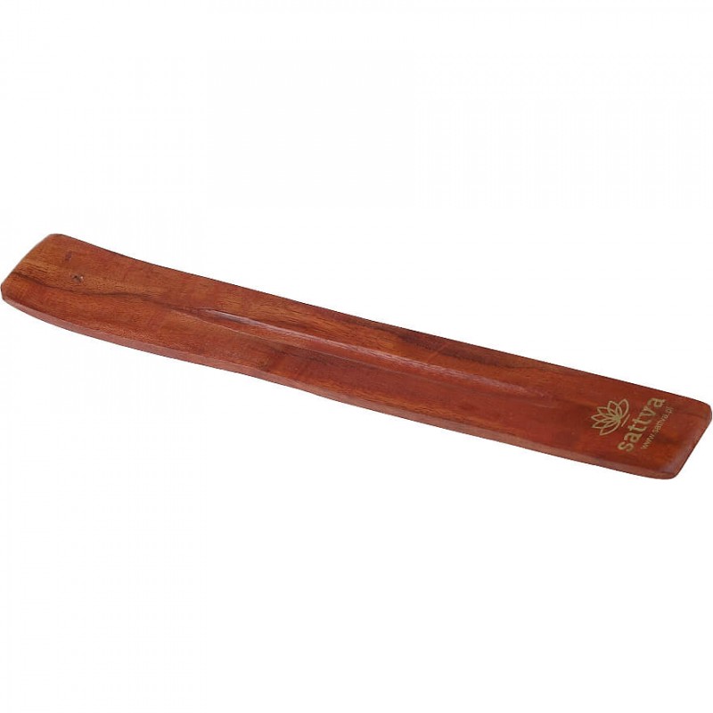 Wooden incense holder, Sattva Ayurveda