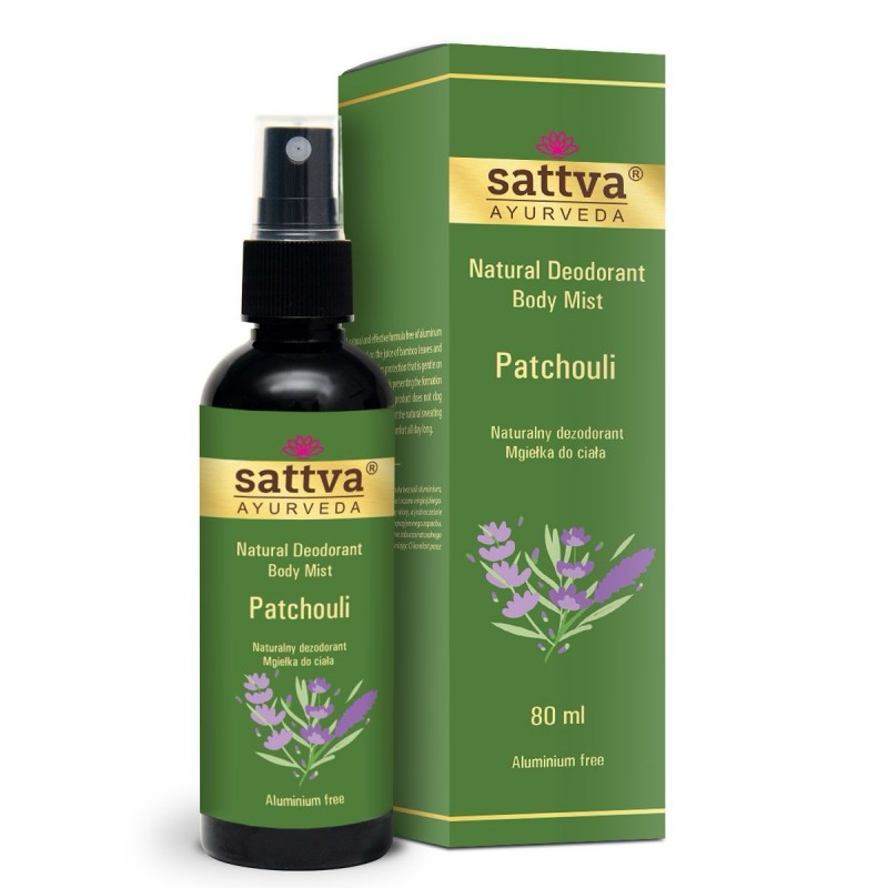 Looduslik deodorant Patšuli, Sattva Ayurveda, 80ml