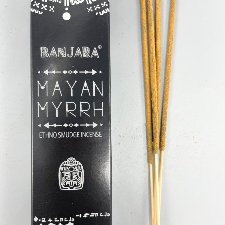 Incense sticks Mayan Myrrh, Banjara Tribal, 35g