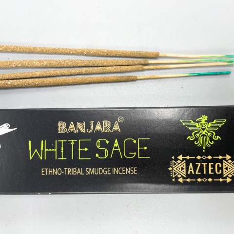 Incense sticks White Sage, Banjara Tribal, 35g