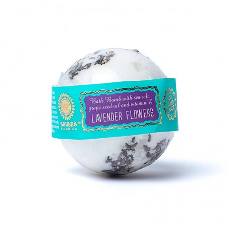 Bath bomb Lavender Blossoms, Saules Fabrika, 145g