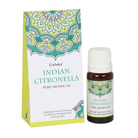 India tsitronella puhas aromaatne õli, Goloka, 10ml