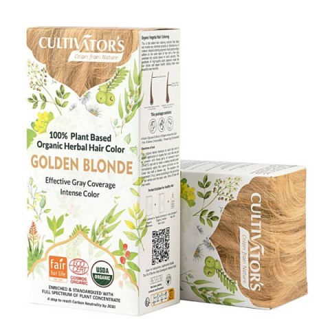 Taimne kuldpruun juuksevärv Golden Brown, Cultivators, 100g