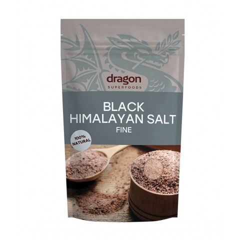 Must Himaalaja sool, peen, orgaaniline, Dragon Superfoods, 250g