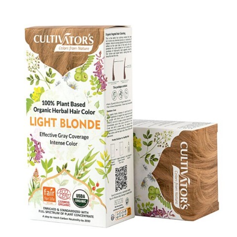 Растительная краска для волос Light Blonde, Cultivator's, 100г