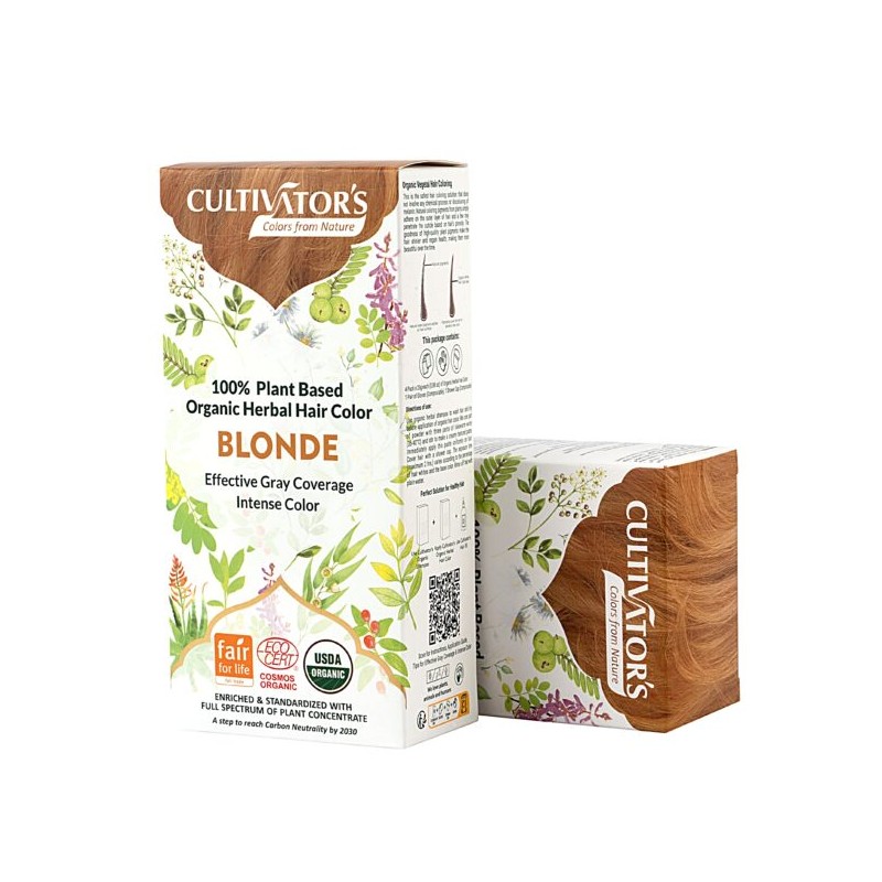 Taimne blond juuksevärv Blonde, Cultivator's, 100g