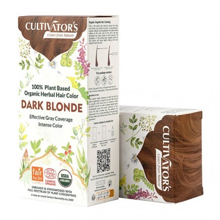 Растительная краска для русых волос Dark Blonde, Cultivator's, 100г