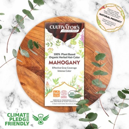 Herbal hair dye Mahogany, Cultivator's, 100g