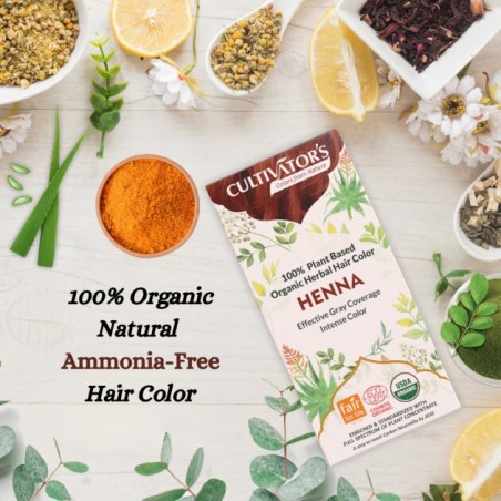 Herbal hair dye Henna, Cultivator's, 100g