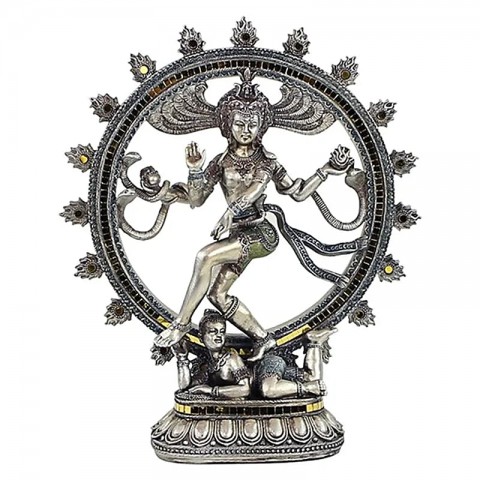 Shiva Nataraj Lord of dance figuur, 34 cm