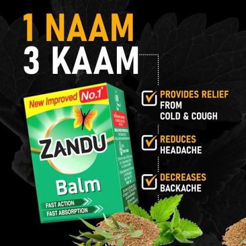 Zandu Pain Relieving Balm, 8ml