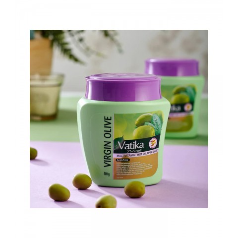 Tugevdav juuksemask Neitsioliiv, Dabur Vatika, 500g