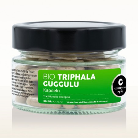 Toidulisand Triphala Guggulu, Cosmoveda, 80 kapslit