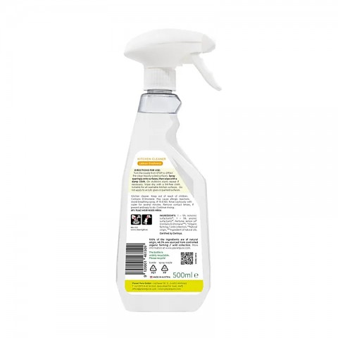 Spray Kitchen Cleaner Lemon, Planet Pure, 500ml