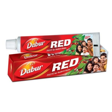 Зубная паста с 7 лекарственными растениями RED, Dabur, 200г