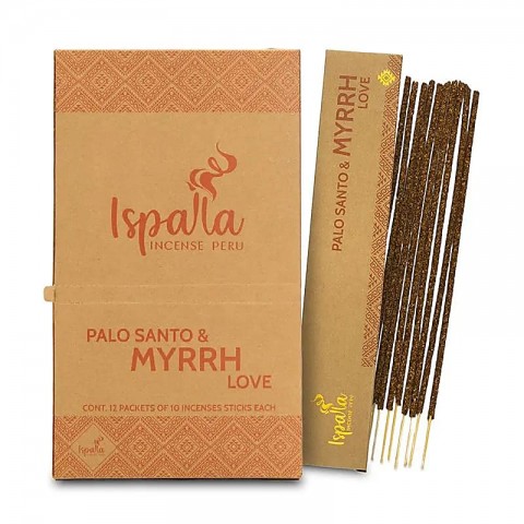 Palo Santo incense sticks Myrrh Love, Ispalla, 10 pcs.
