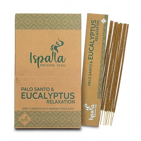 Palo Santo suitsupulgad Eukalüpt Relaxation, Ispalla, 10 tk.