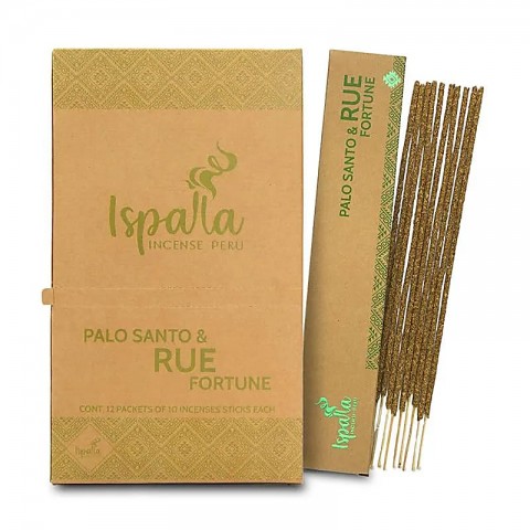 Палочки для благовоний Palo Santo Rue Fortune, Ispalla, 10 шт.