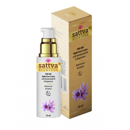 Ночной крем для лица Pro Age для зрелой кожи, Sattva Ayurveda, 50 мл