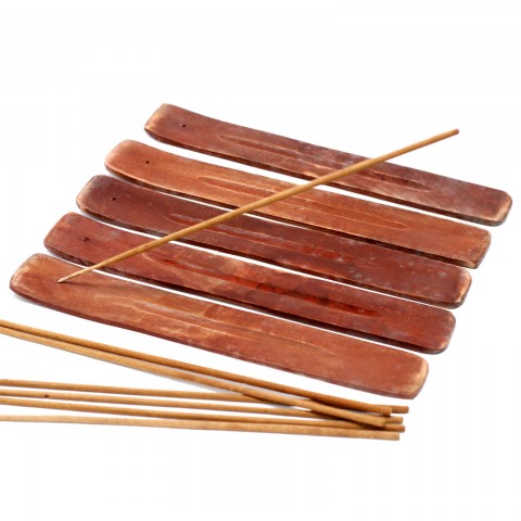 Mango wood incense stick holder Ashcatcher