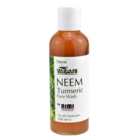 Очищающее средство для лица с нимбой и куркумой Neem & Turmeric, VAIPANI Nimi Ayurveda, 100 мл