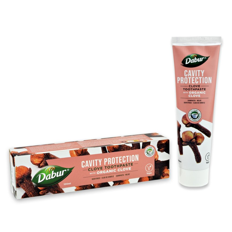 Травяная зубная паста с гвоздикой Clove, Dabur, 100мл