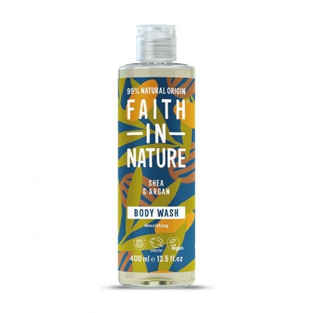 Dušigeel sheavõi ja argaaniaõliga, Faith In Nature, 400ml