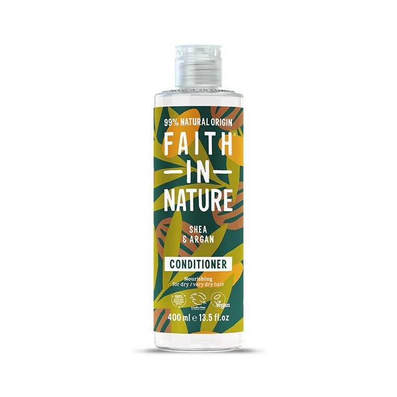 Juuksepalsam sheavõi ja argaaniaõliga, Faith In Nature, 400ml