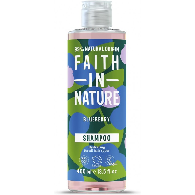 Šampoon mustikatega, Faith In Nature, 400ml