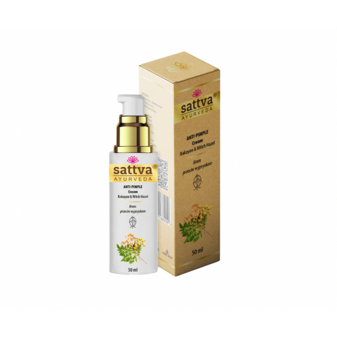 Anti Acne Cream Pro, Sattva Ayurveda, 50ml