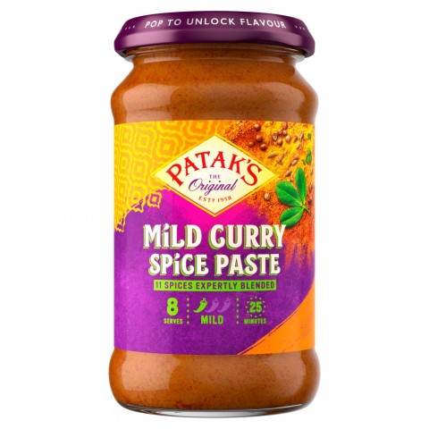 Mild curry spice paste, Patak's, 283g
