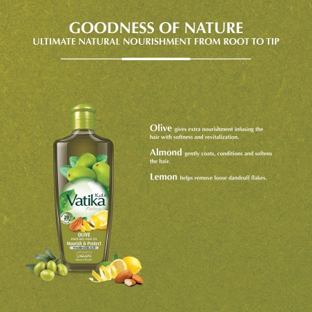 Pure olive oil for hair, Dabur Vatika, 200ml