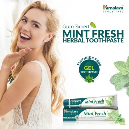 Taimne hambapasta Mint Freshness Gum Expert, Himalaya, 75ml