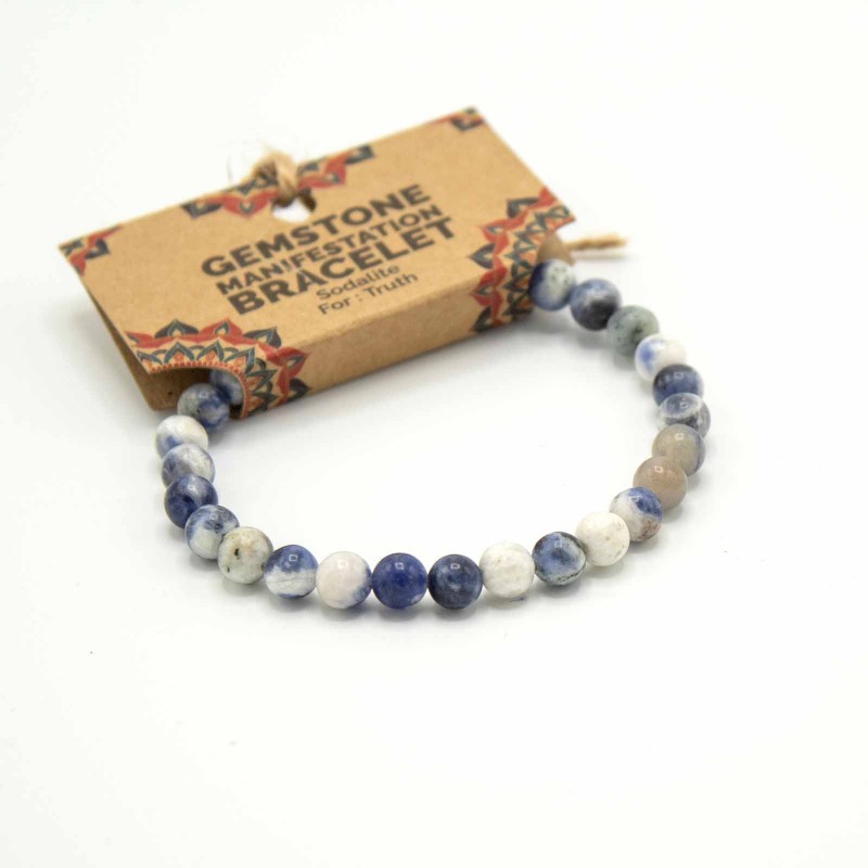 Manifestation bracelet Sodalite Truth