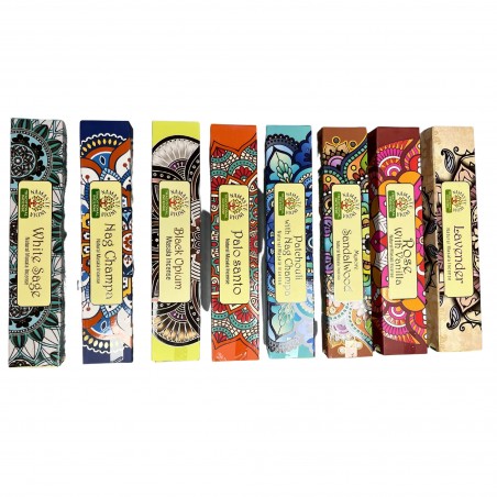 Incense sticks Rose Vanilla Mandala Masala, Namaste India, 15g