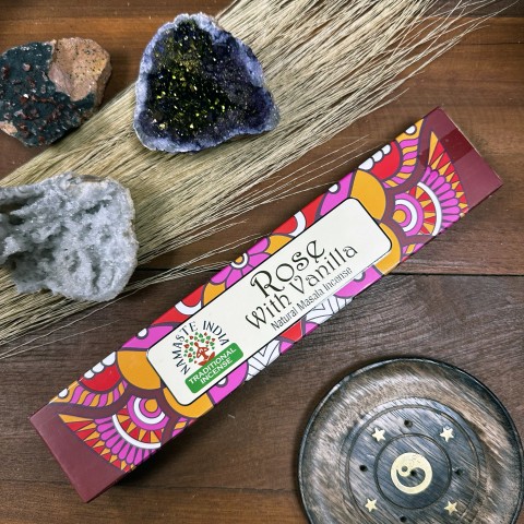 Viirukipulgad Rose Vanilla Mandala Masala, Namaste India, 15g