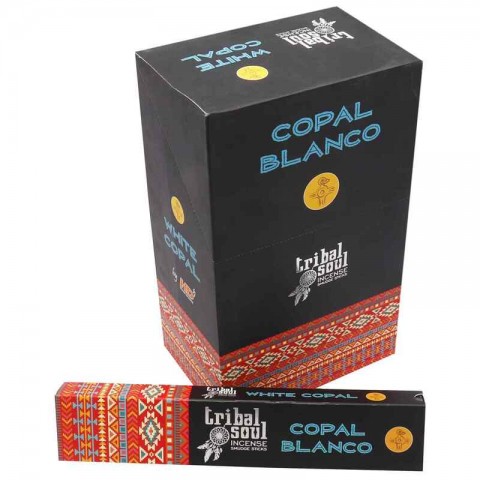 Incense sticks White Copal, Tribal Soul, 15g