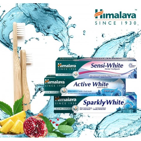Valgendav hambapasta Sparkly White Gum Expert, Himalaya, 75ml